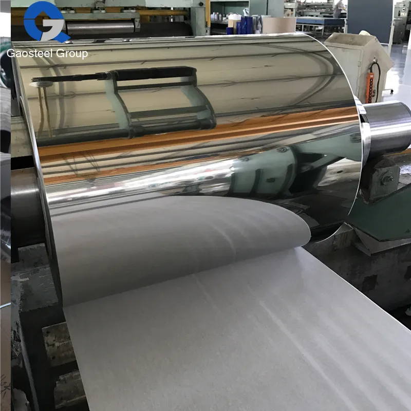 Coils en acier inoxydable laminés à chaud et à froid 304 316 409 430 904L Ba 2b pour l'industrie 2